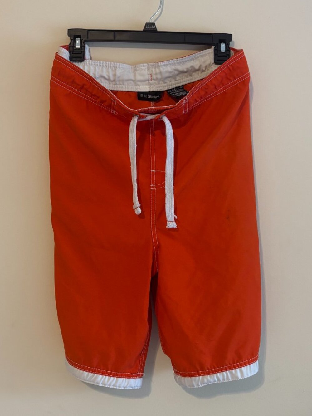 No Boundaries Board Shorts Mens XL Orange Carrot Juice Swim
